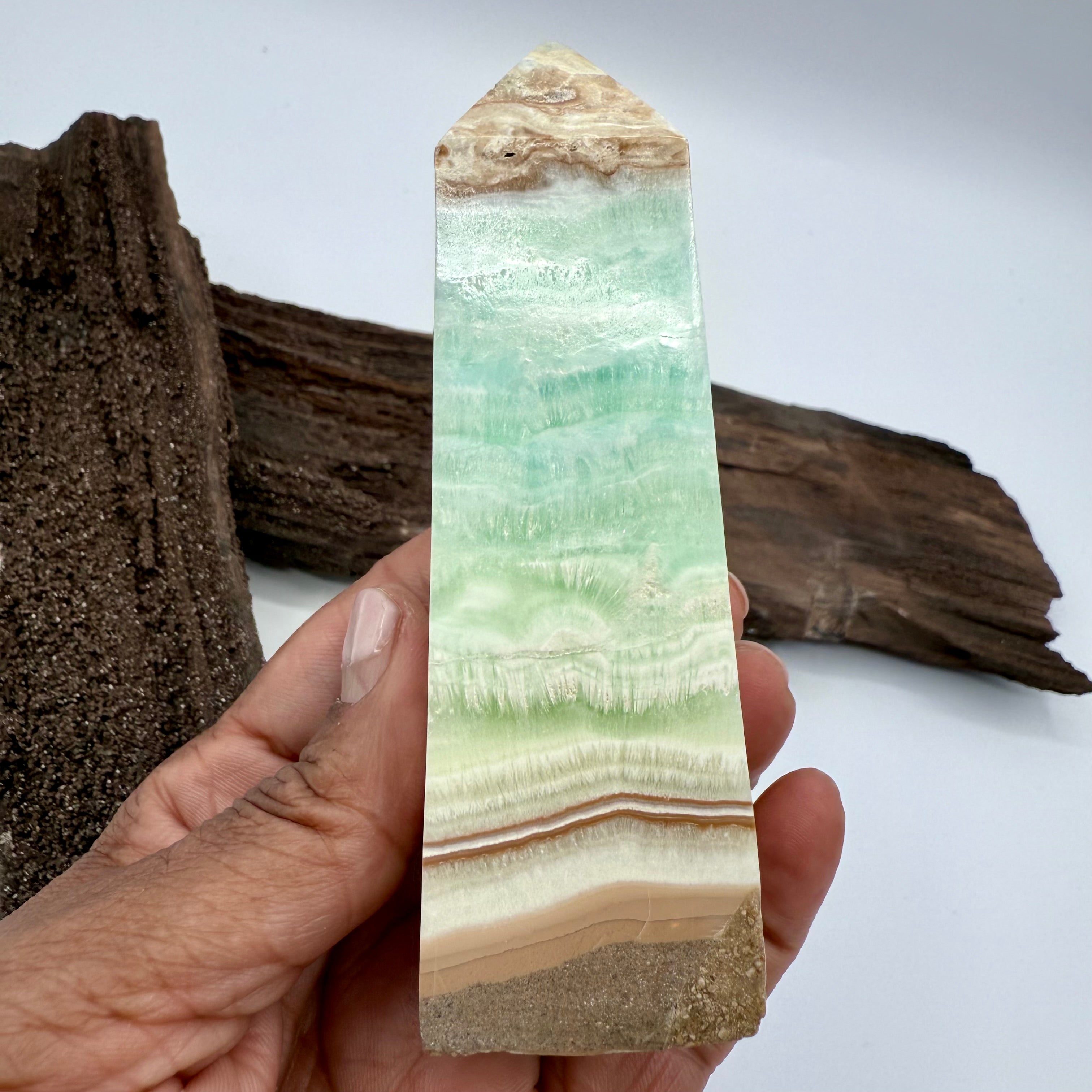 Carribean Calcite Tower - 10.5cm