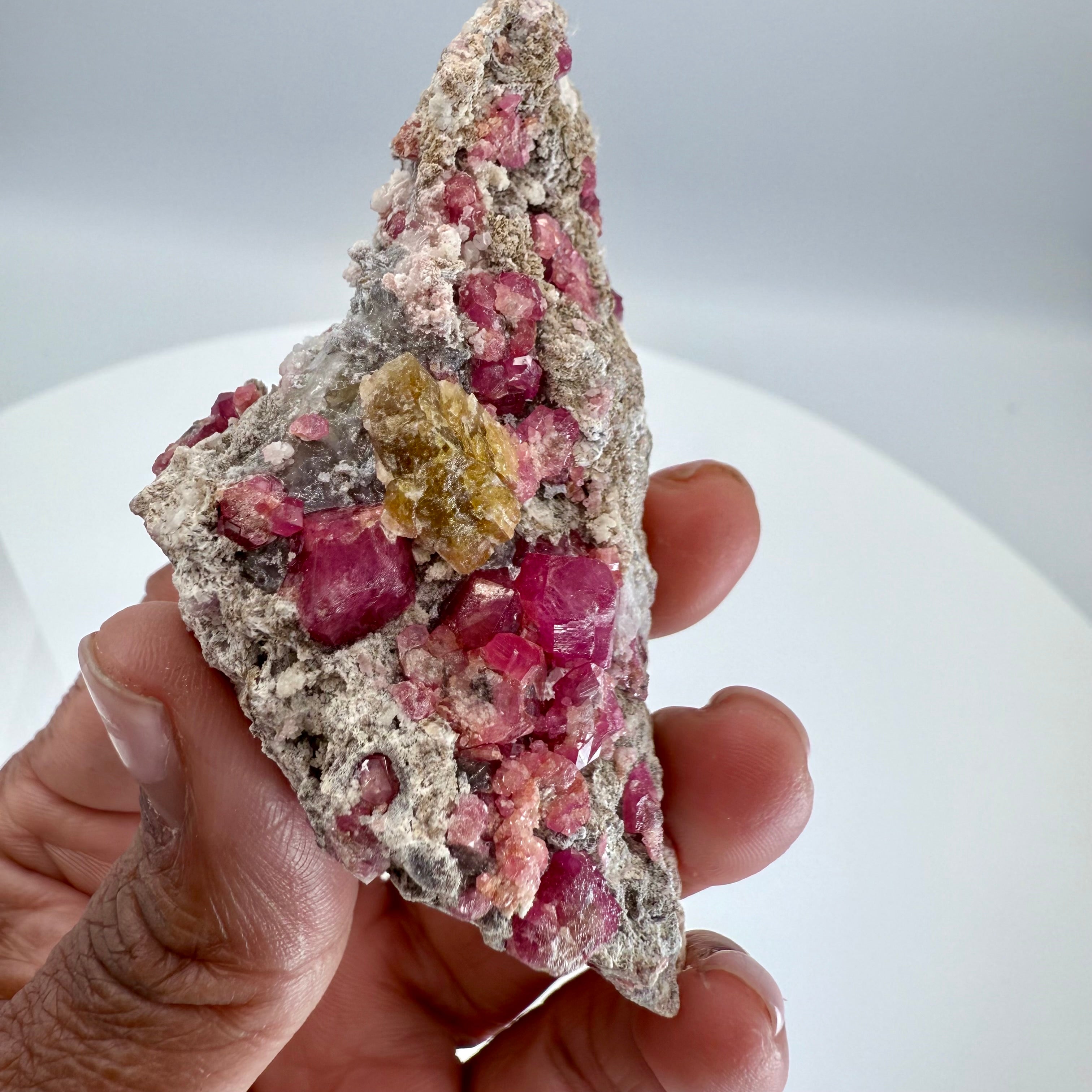 Raspberry Grossular Garnet 7cmx5.5cmx4.5cm