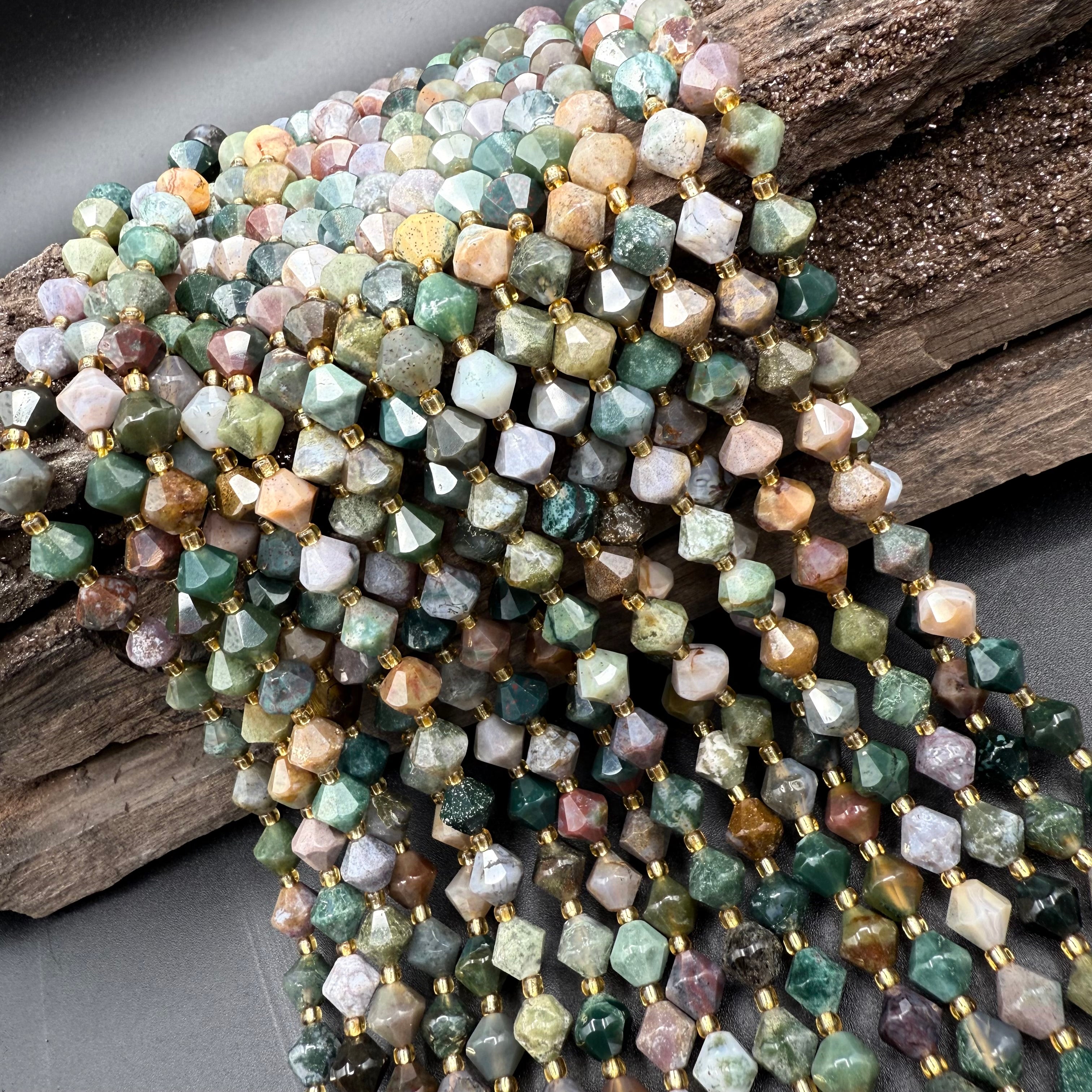 Ocean Jasper Bicone 8mm