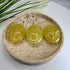Lemon Calcite Palm 5.5cmx3.5cm