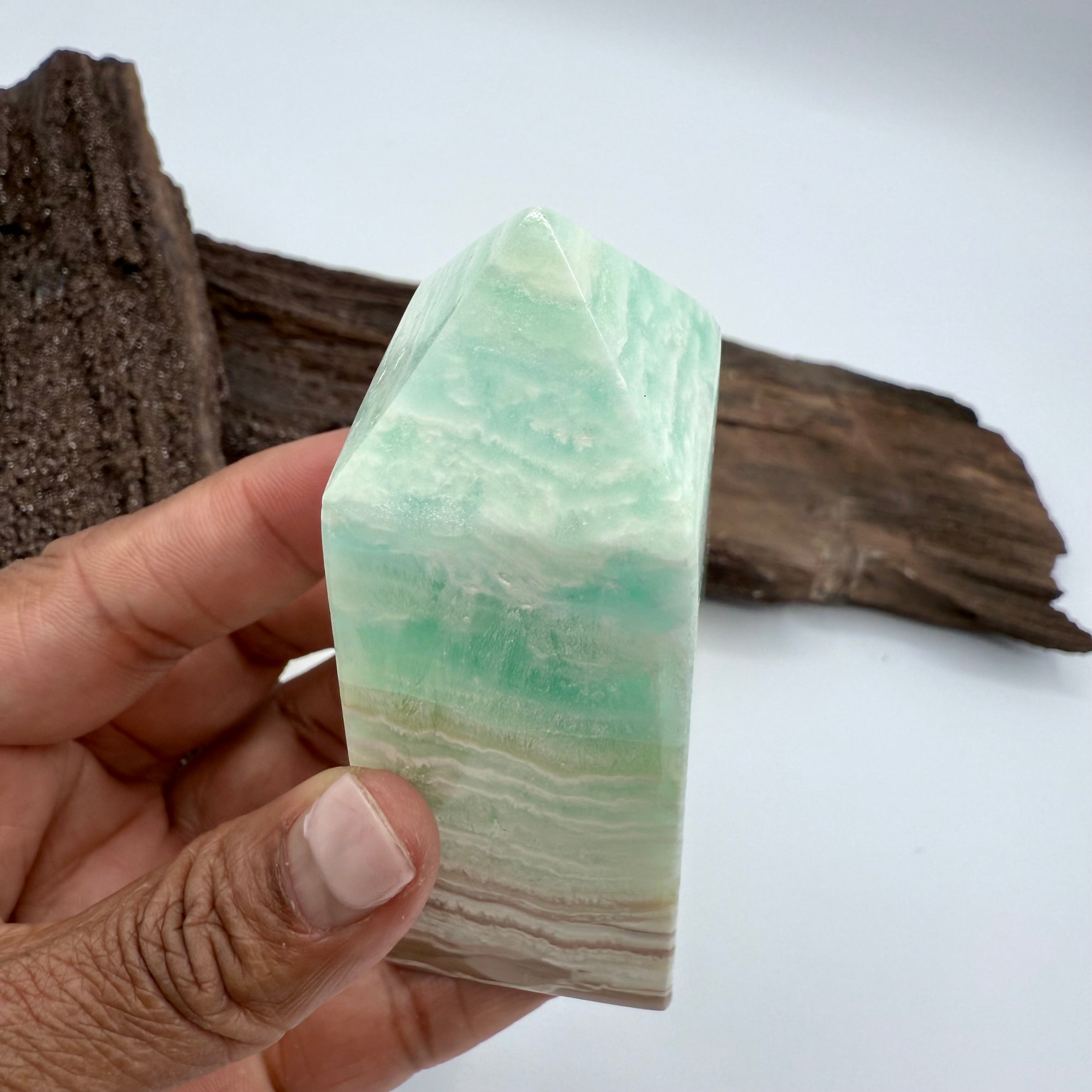 Carribean Calcite Tower - 4inch