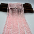 Pink Selenite Bead Strand 8mm Round [DA26]