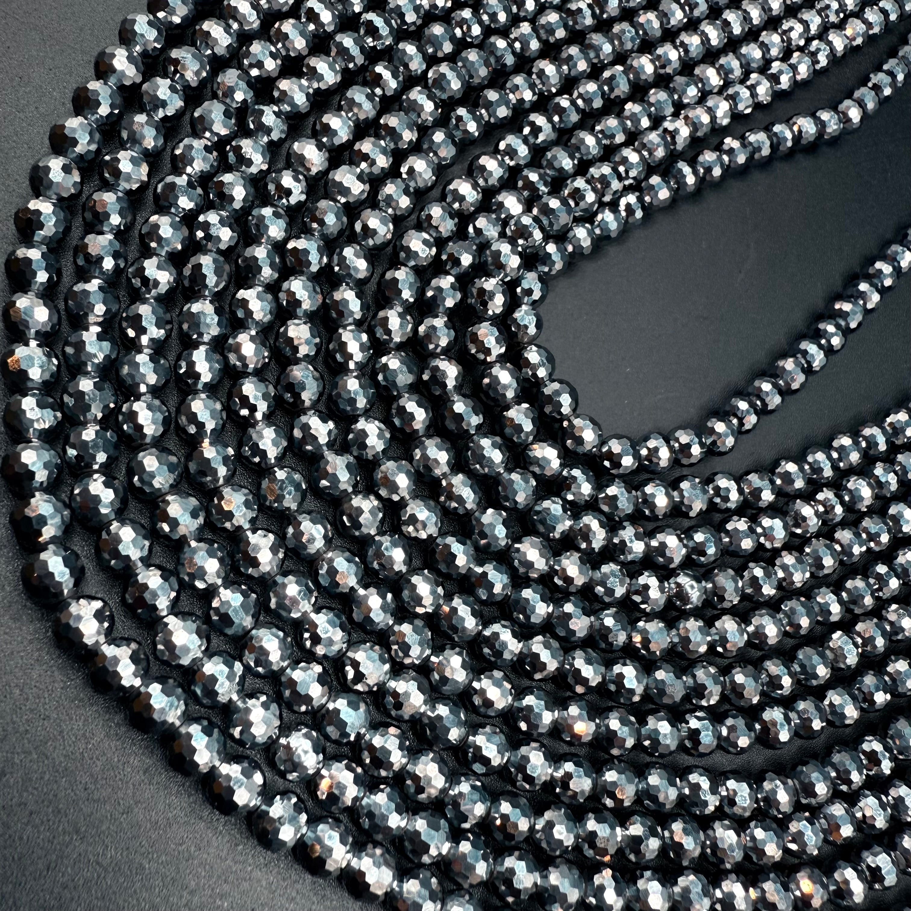 Terahertz Faceted 6mm Bead Strand [DP17]