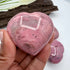 Bubblegum Rhodonite Hearts 90g