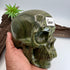 Groot Dentritic Australian Green Opal Skull 5inch  [KE175]