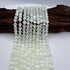 Mint Green Selenite Bead Strand 8mm Round [YF26]