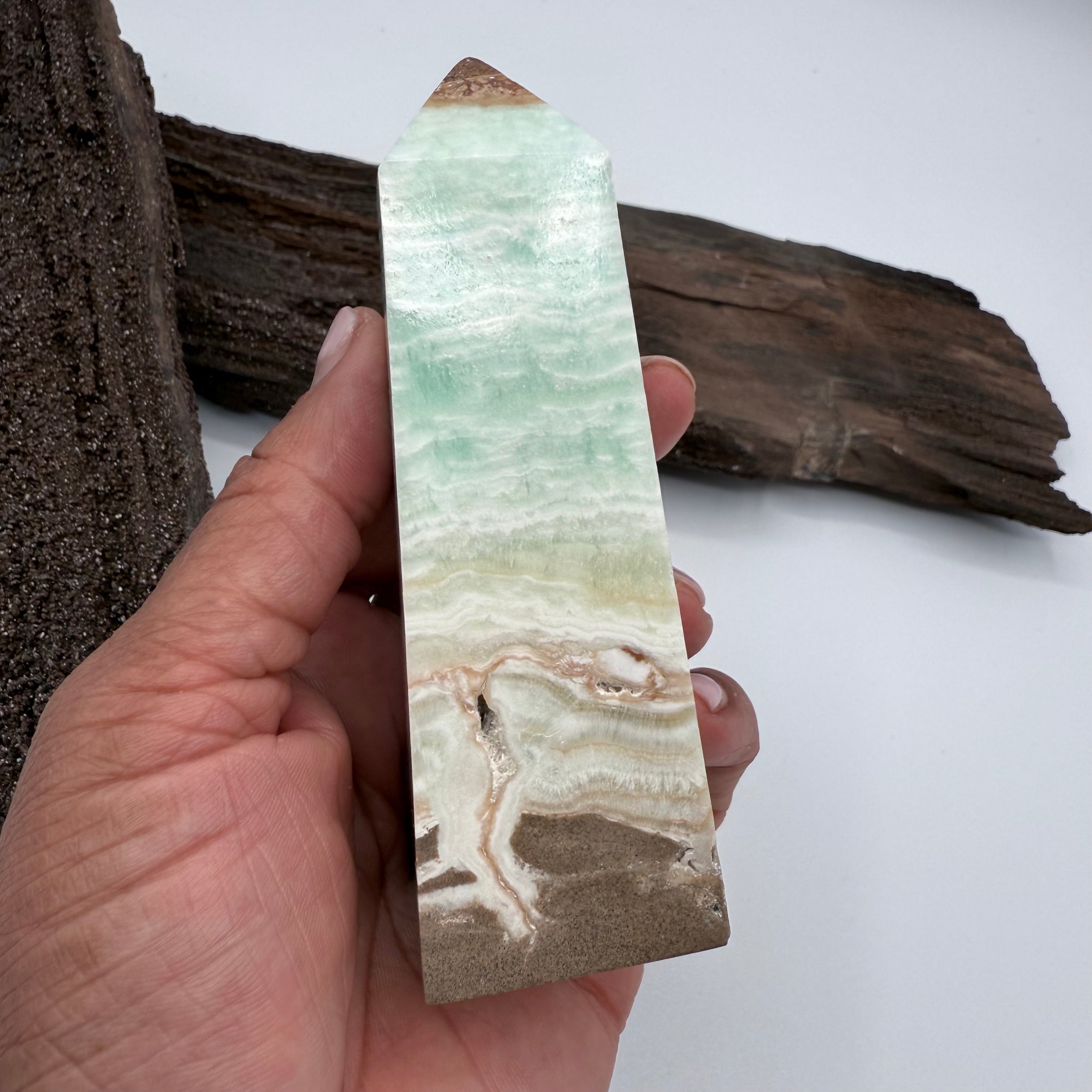 Carribean Calcite Tower - 4.5inch