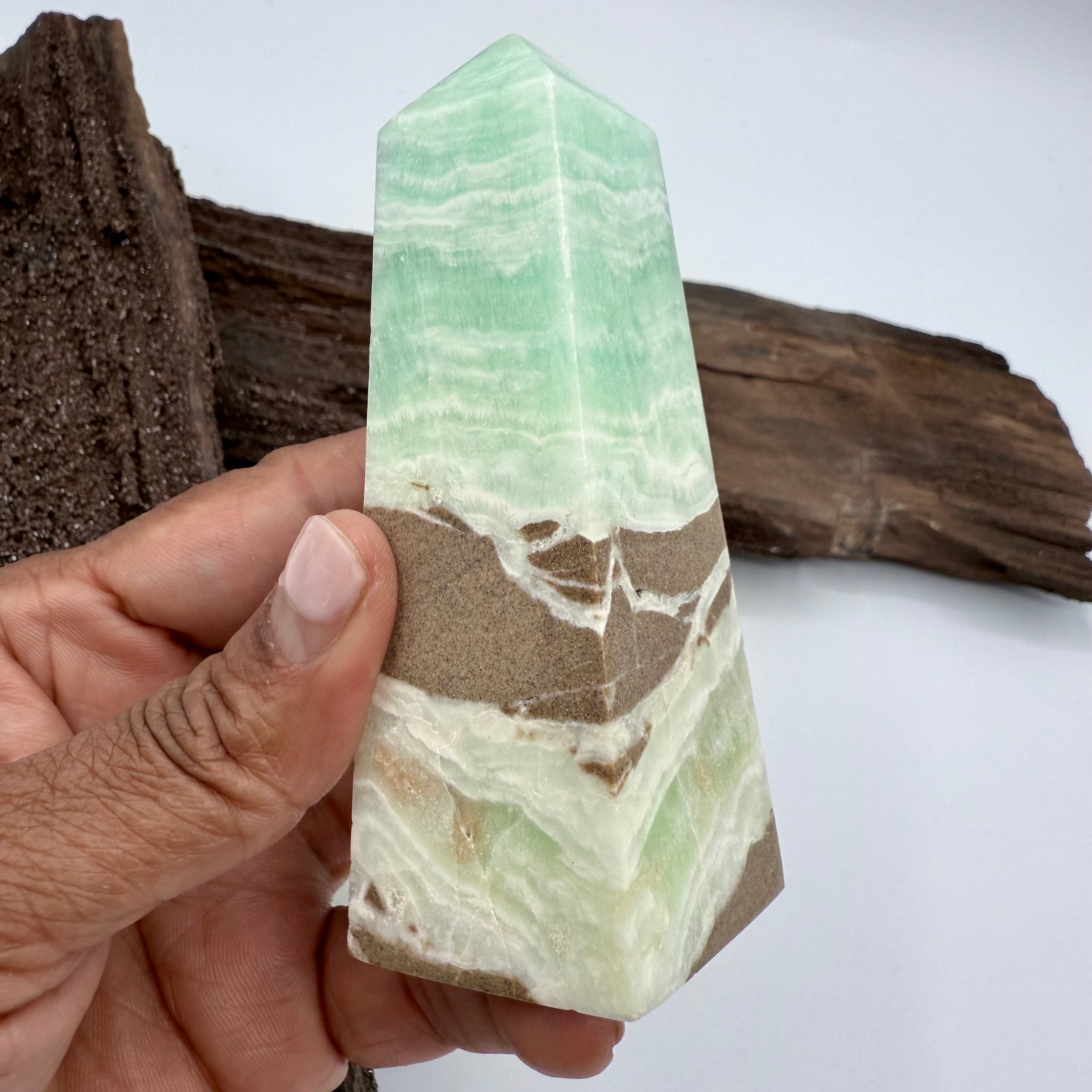 Carribean Calcite Tower - 10cm