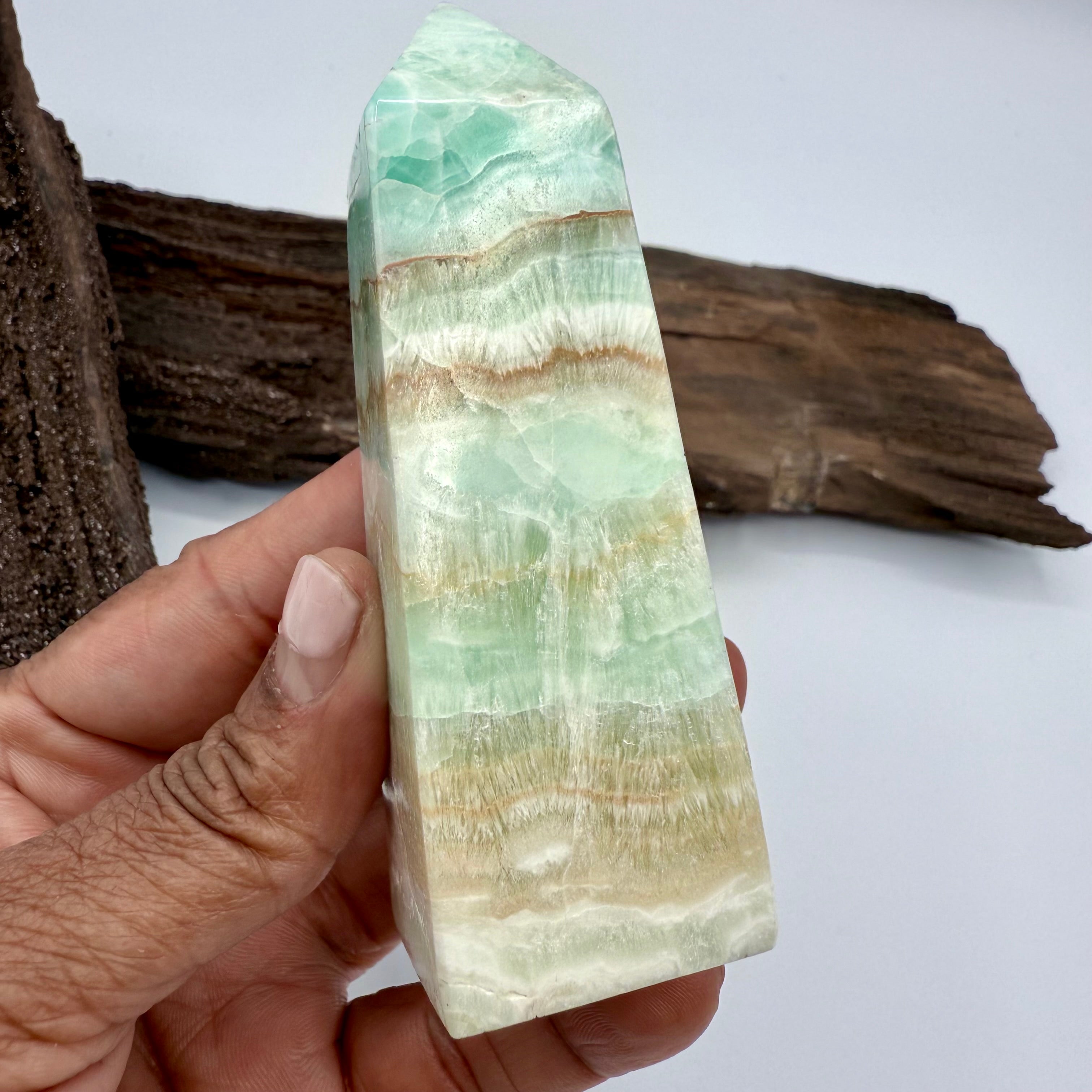 Carribean Calcite Tower - 9.5cm