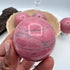 Peruvian Bubblegum Pink Rhodonite 190g| 48mm