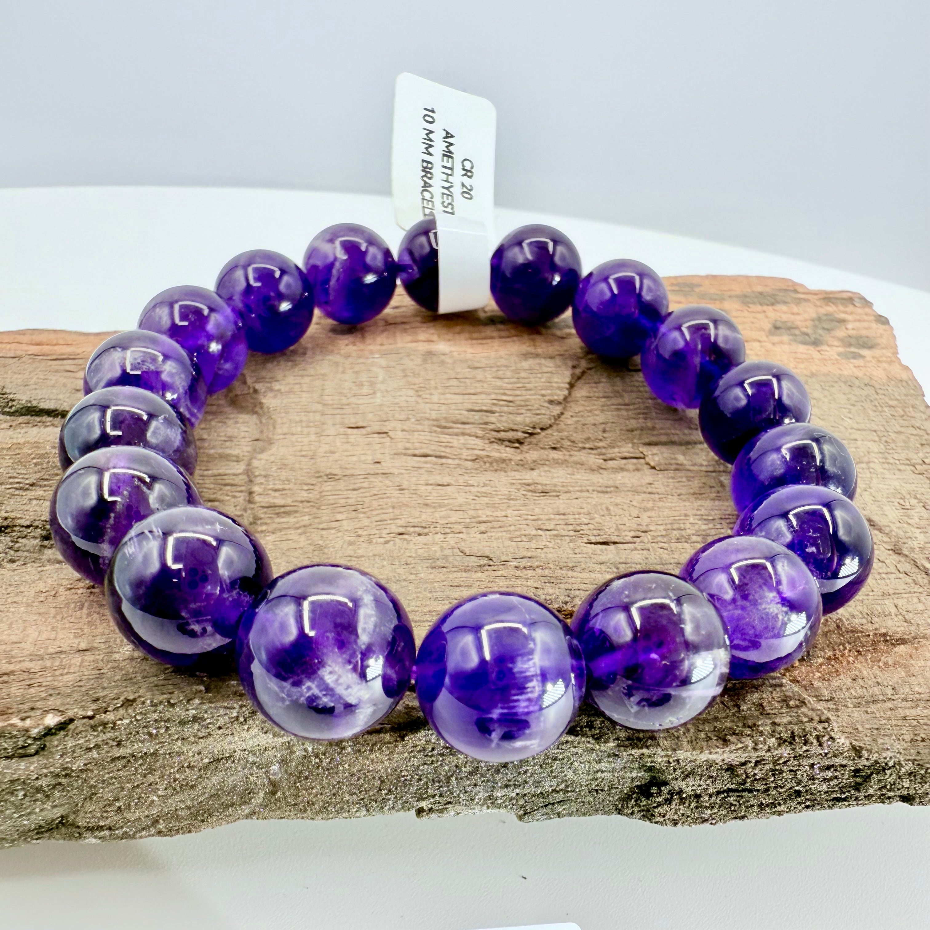Amethyst 10mm Bracelet [CR20]