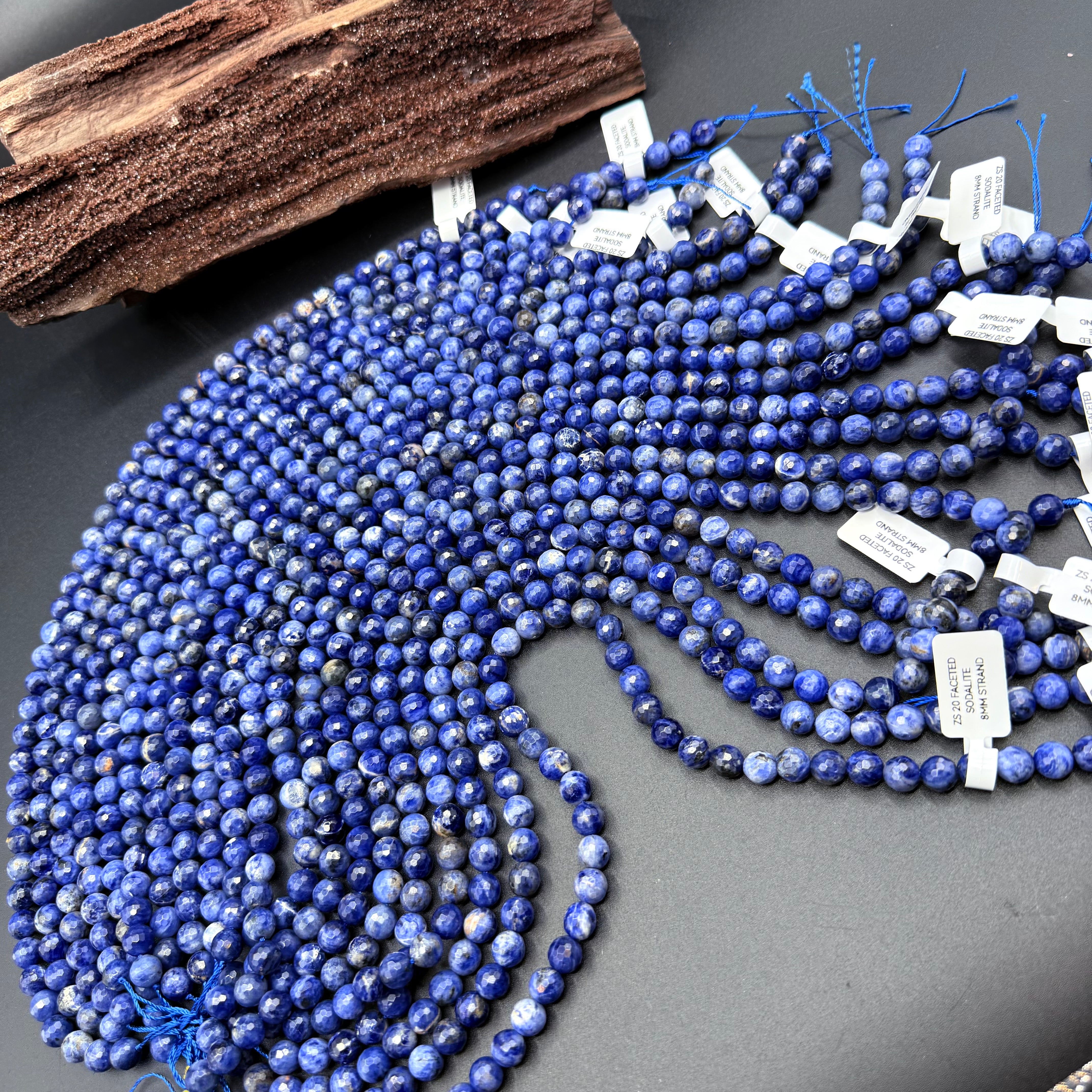 Sodalite Faceted 8mm