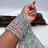 Green & Pink Selenite Bead Strands 8mm Round [YA26]