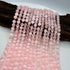 Pink Selenite Bead Strand 8mm Round [DA26]