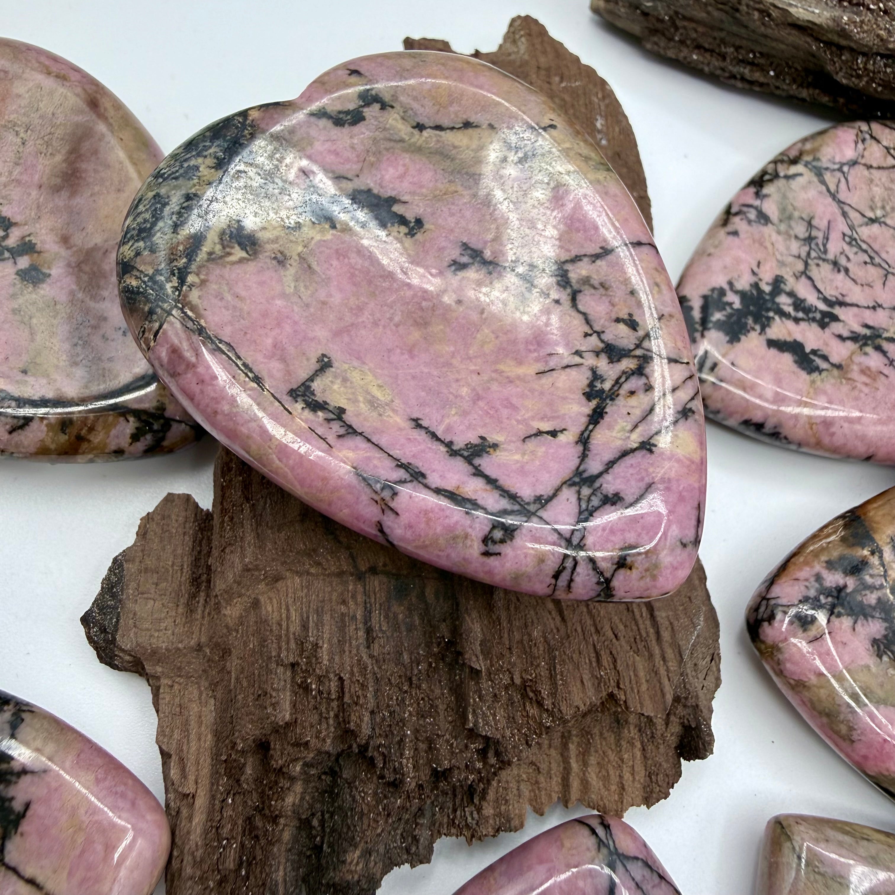 Rhodonite Calming Stones 40g Intuitively Picked