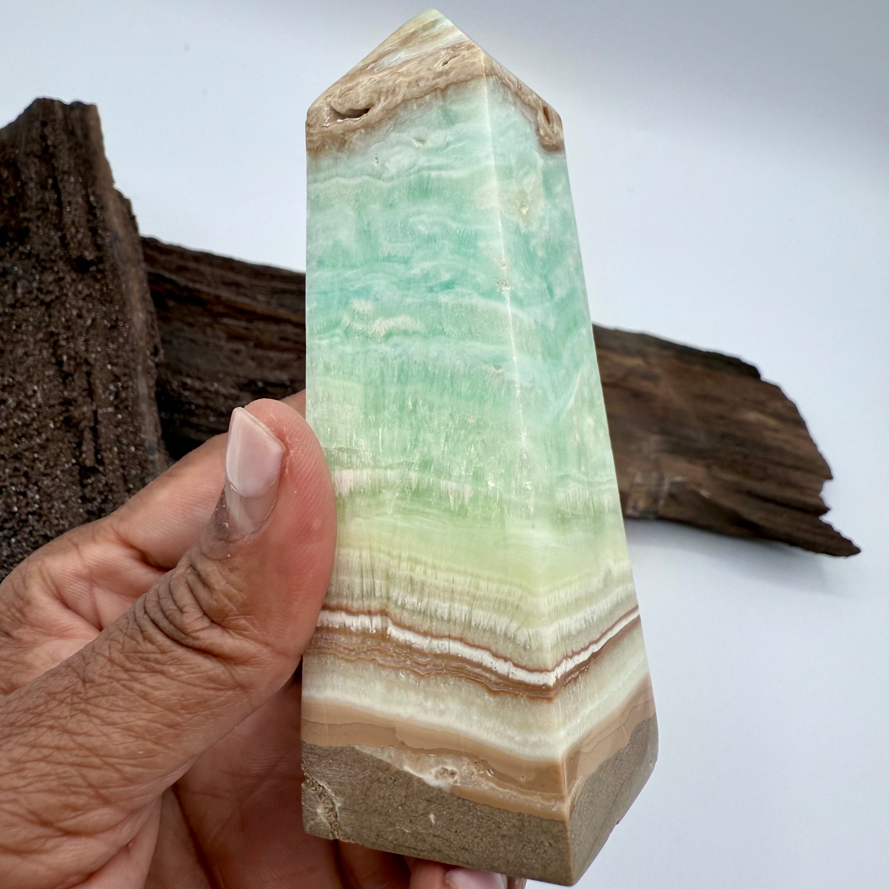 Carribean Calcite Tower - 10.5cm