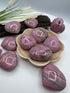 Bubblegum Rhodonite Hearts 90g