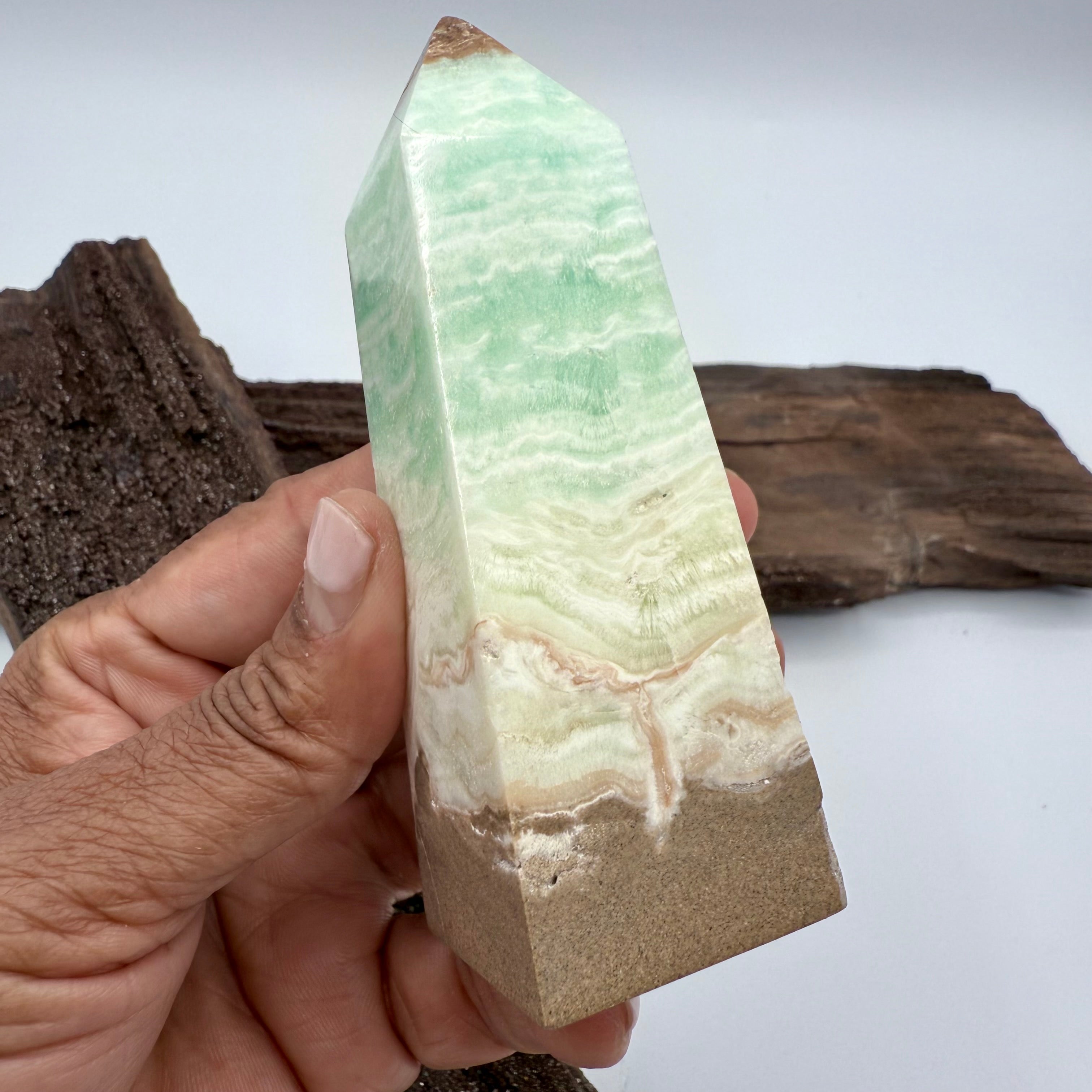 Carribean Calcite Tower - 4inch