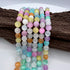 Dark Candy Selenite Bead Strand 8mm Round [YJ26]