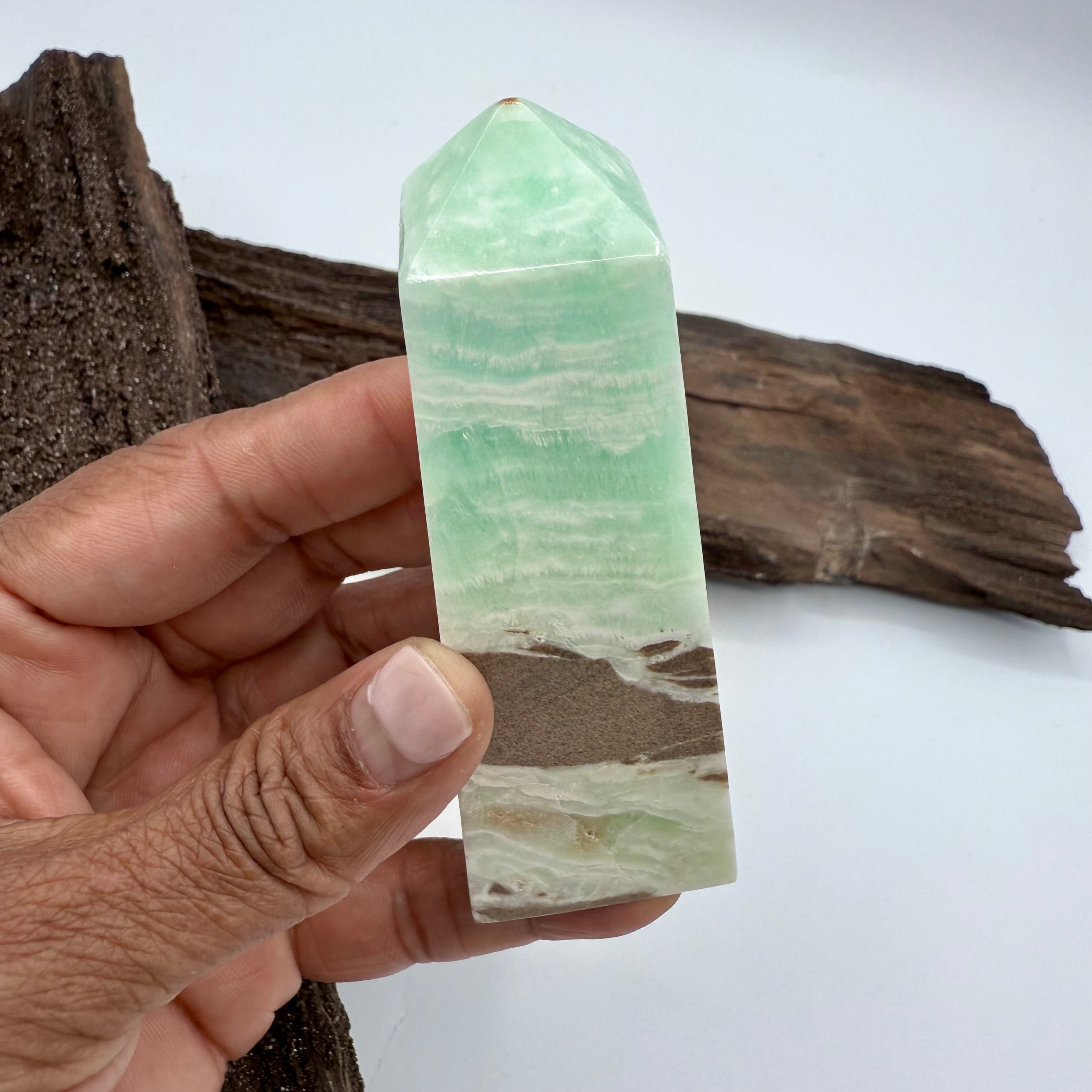 Carribean Calcite Tower - 10cm