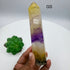 Yellow & Purple Fluorite Towers