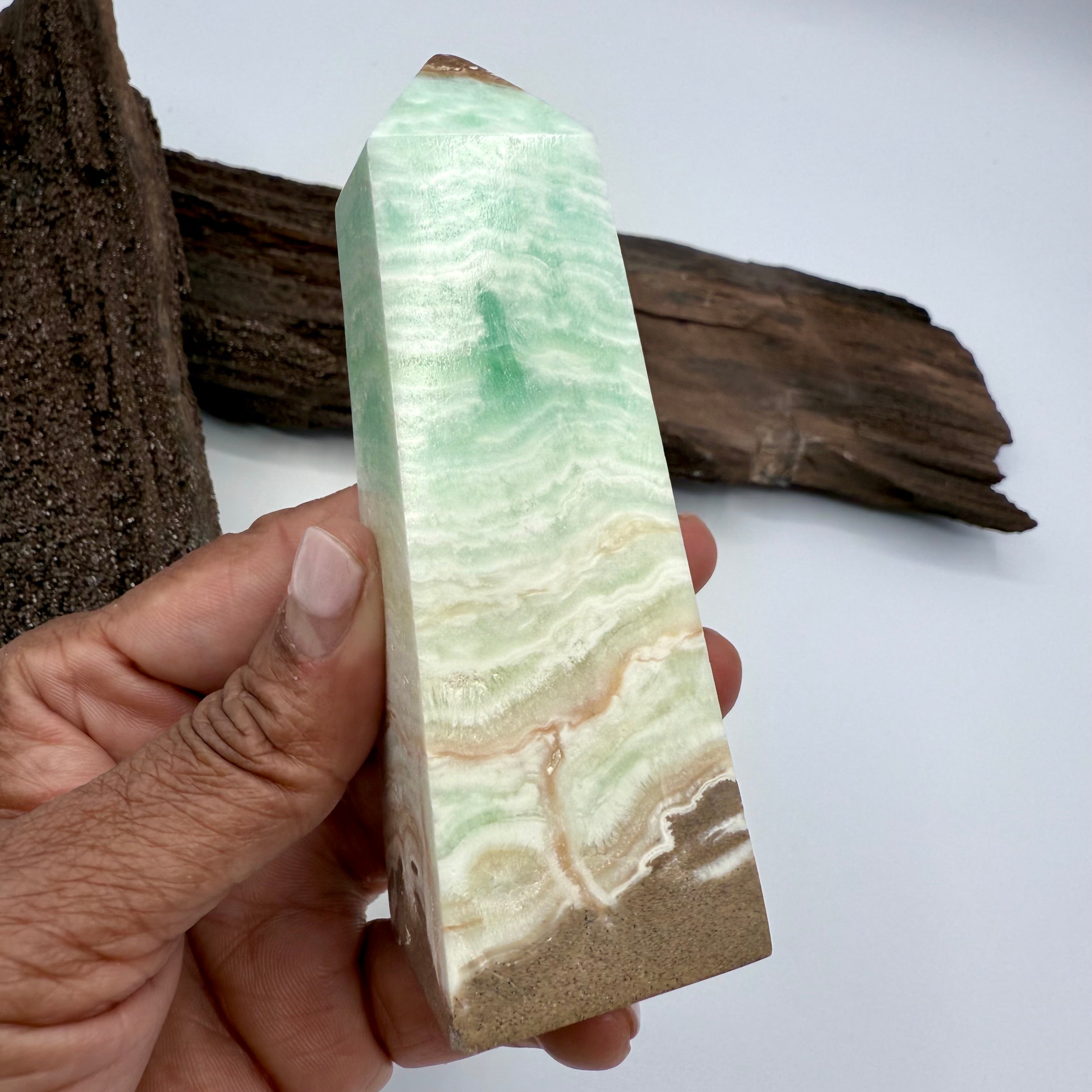 Carribean Calcite Tower - 4.5inch