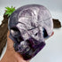 Gemmy Lithium Mica Lepidolite 5 inch Skull [RX799]