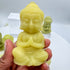 Lemon Jade  Praying Baby Buddha 8.5cmx5cm