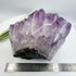Amethyst Cluster with Gold Fan Goethite Inclusions