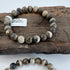 Polish Flintstone 8mm Bracelet [AS39]