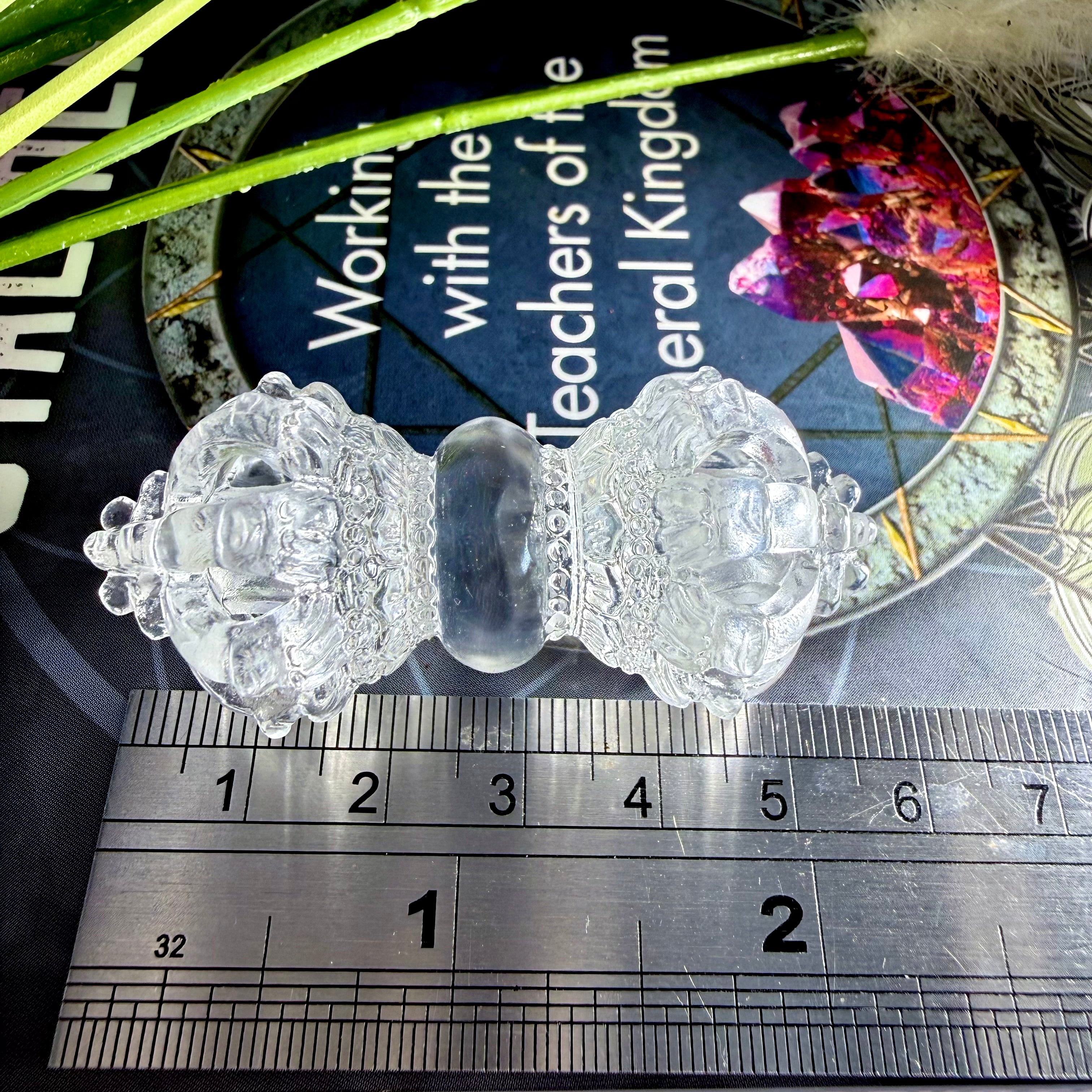 Himalayan Quartz Dorje 5.5cm Length 30g