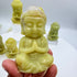 Lemon Jade  Praying Baby Buddha 8.5cmx5cm