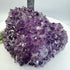 Amethyst Cluster with Gold Rutile Goethite