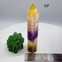 Yellow & Purple Fluorite Towers