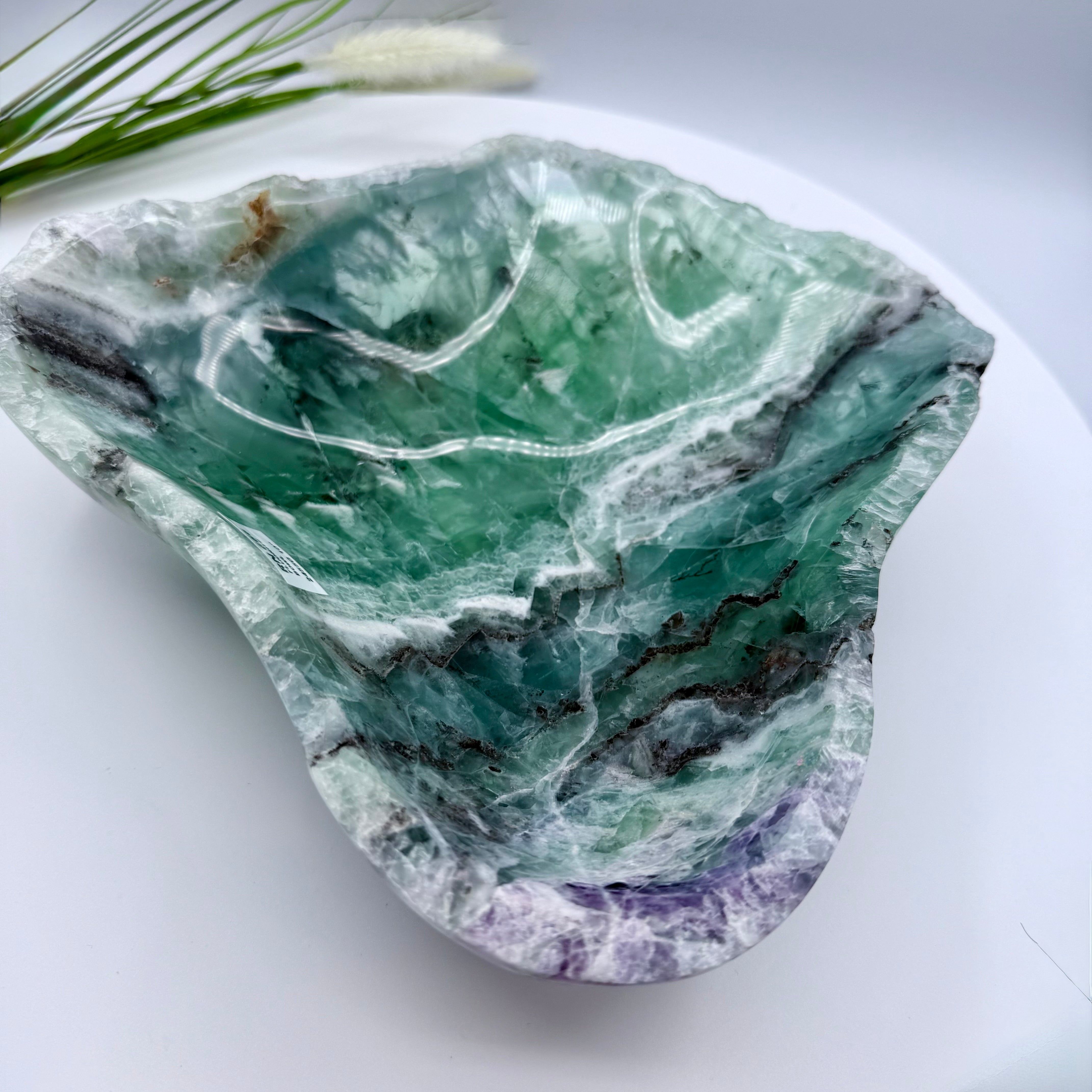 Mexican Fluorite Bowl 24.4 cm wide 7cm Deep