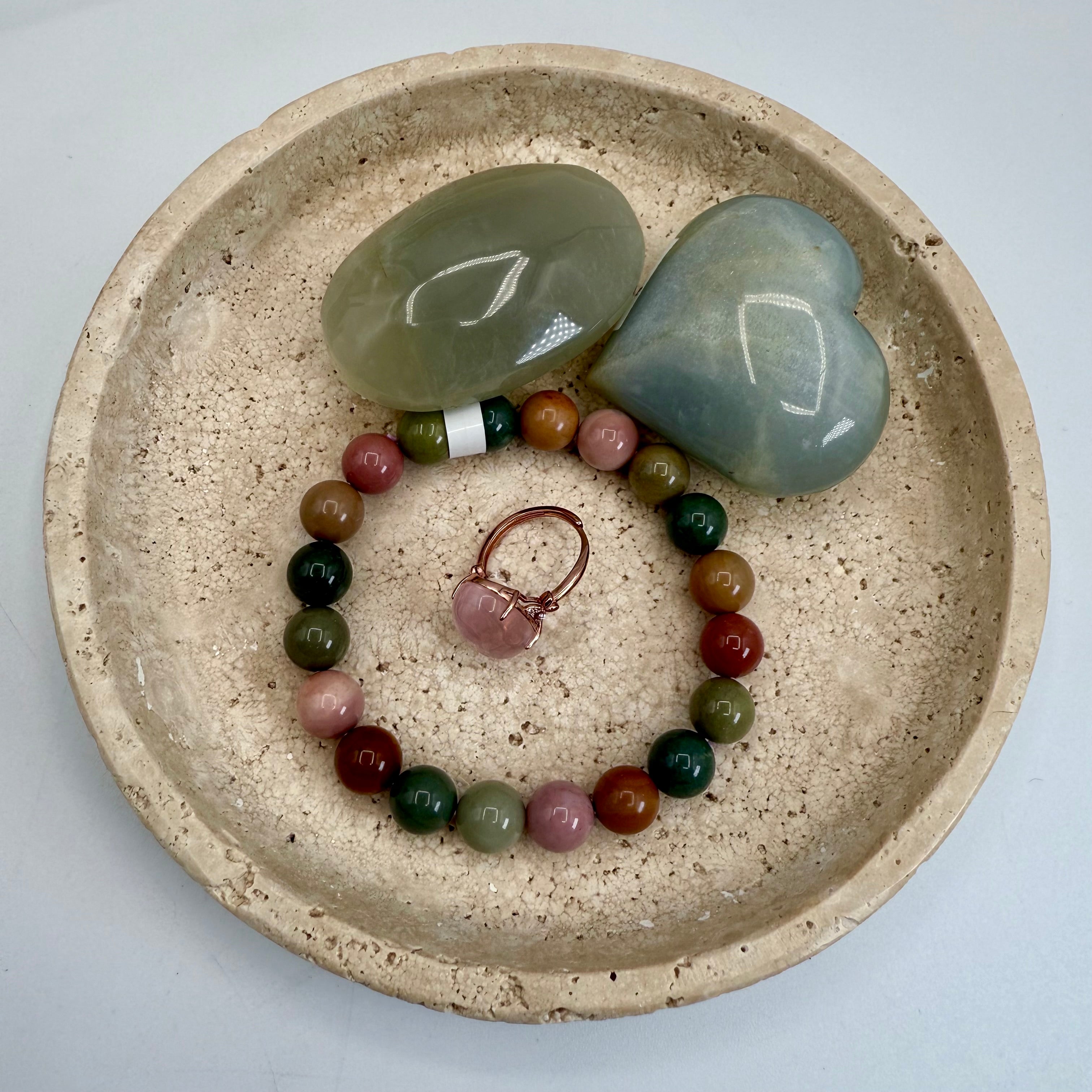 Travertine Jewelry Tray - 6inch