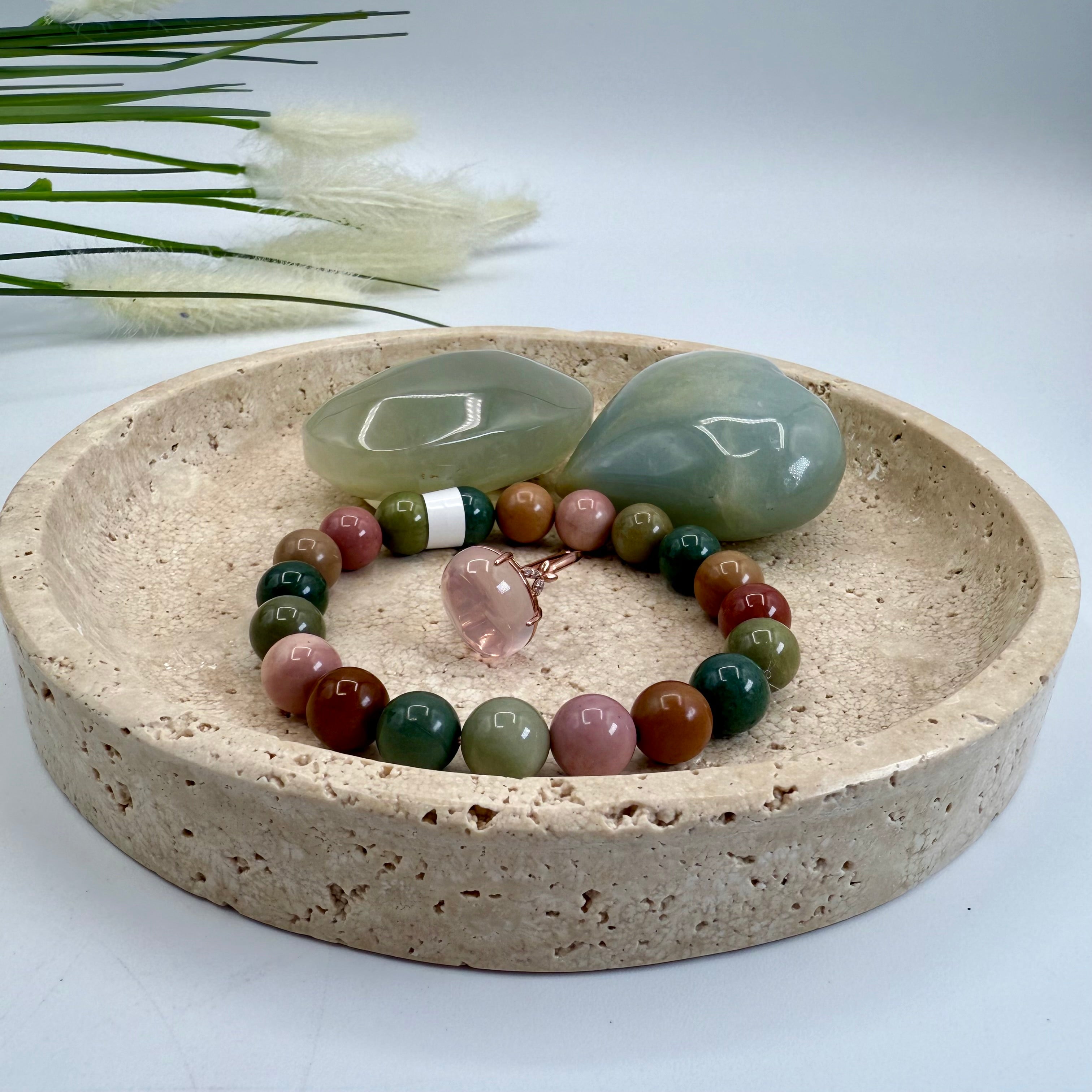 Travertine Jewelry Tray - 6inch