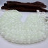 Mint Green Selenite Bead Strand 8mm Round [YF26]