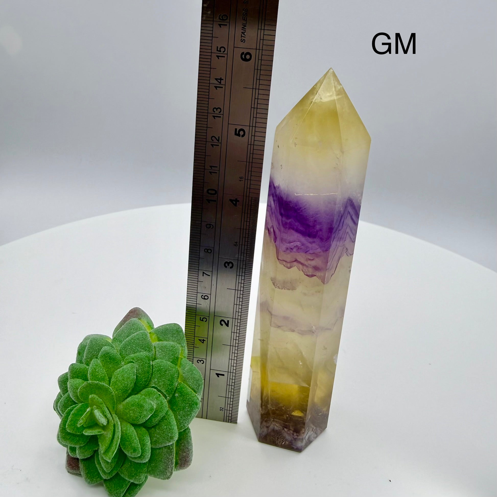 Yellow & Purple Fluorite Towers