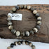Polish Flintstone 8mm Bracelet [AS39]