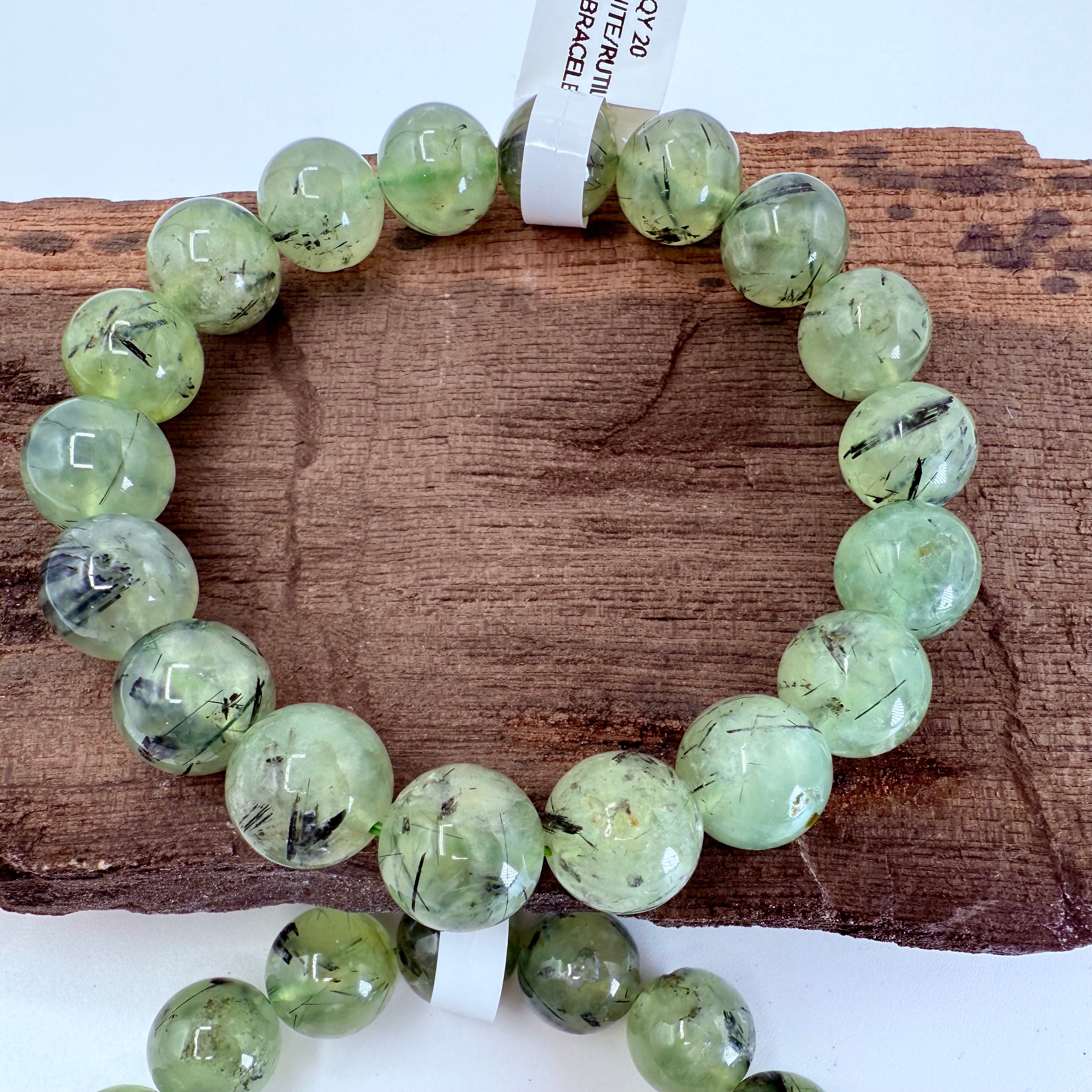 Prehnite 11mm Bracelet [QY20]