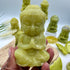 Lemon Jade  Praying Baby Buddha 8.5cmx5cm