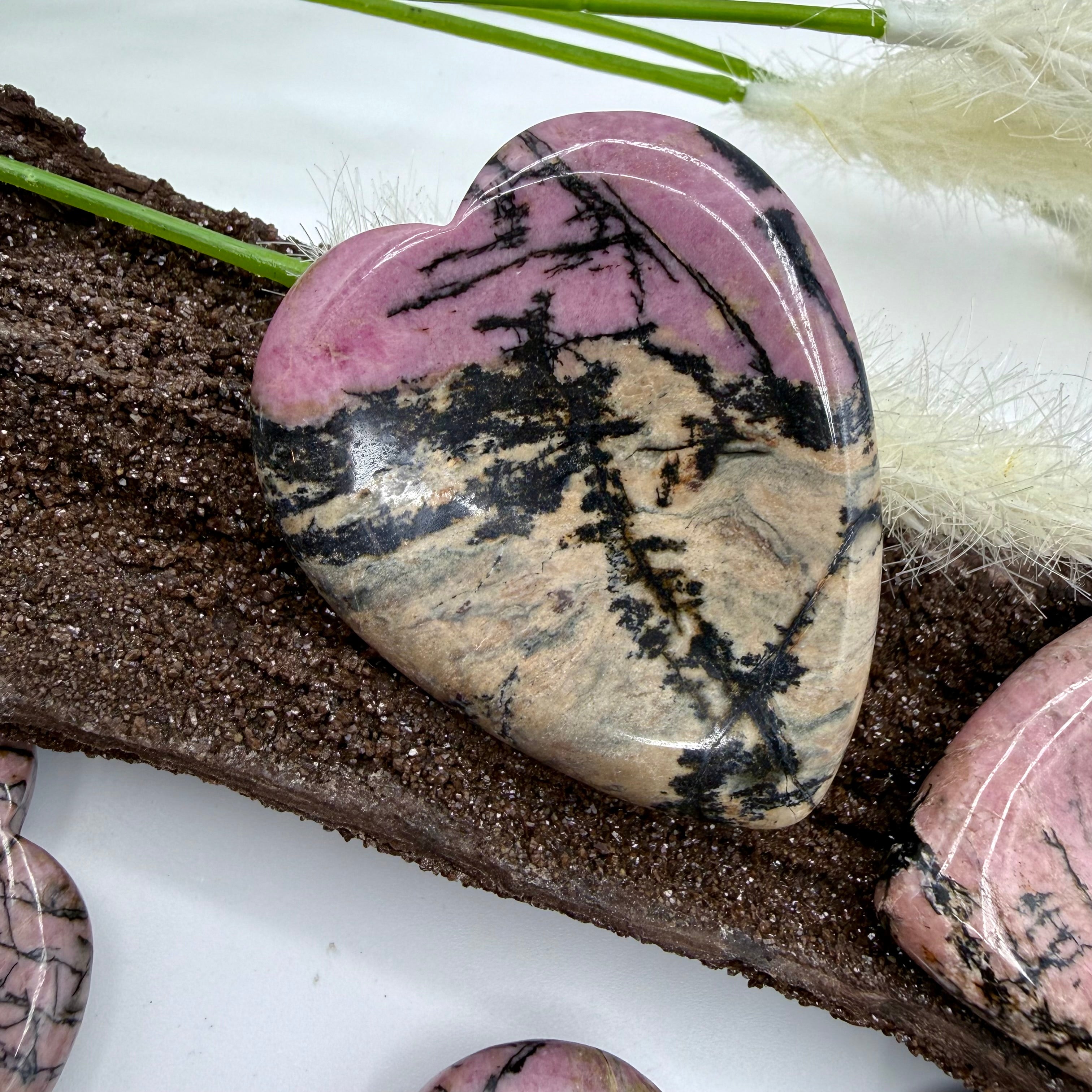 Rhodonite Calming Stones 40g Intuitively Picked