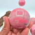 Peruvian Bubblegum Rhodonite Spheres 250g | 54mm