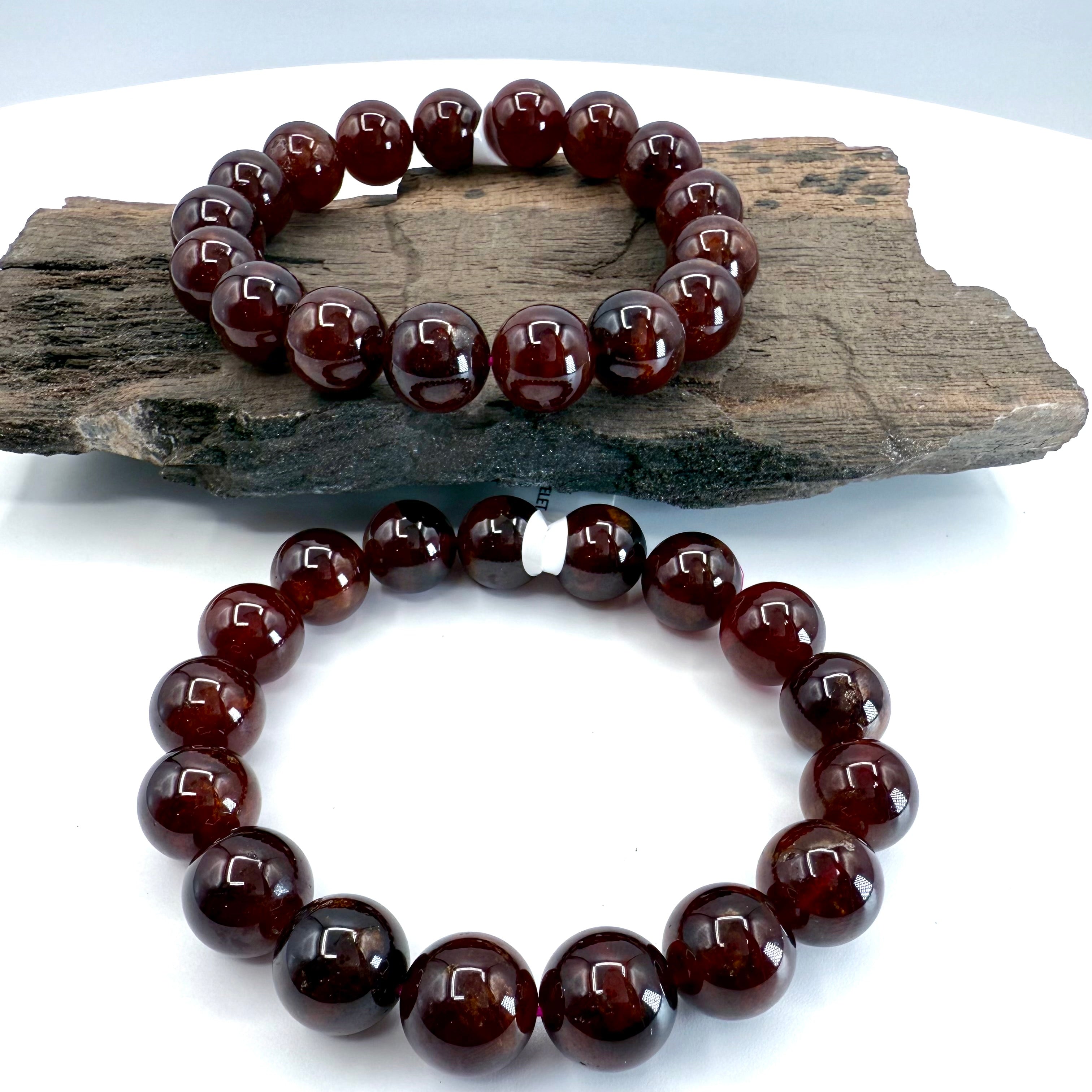 Garnet 13mm Bracelet [LV34]