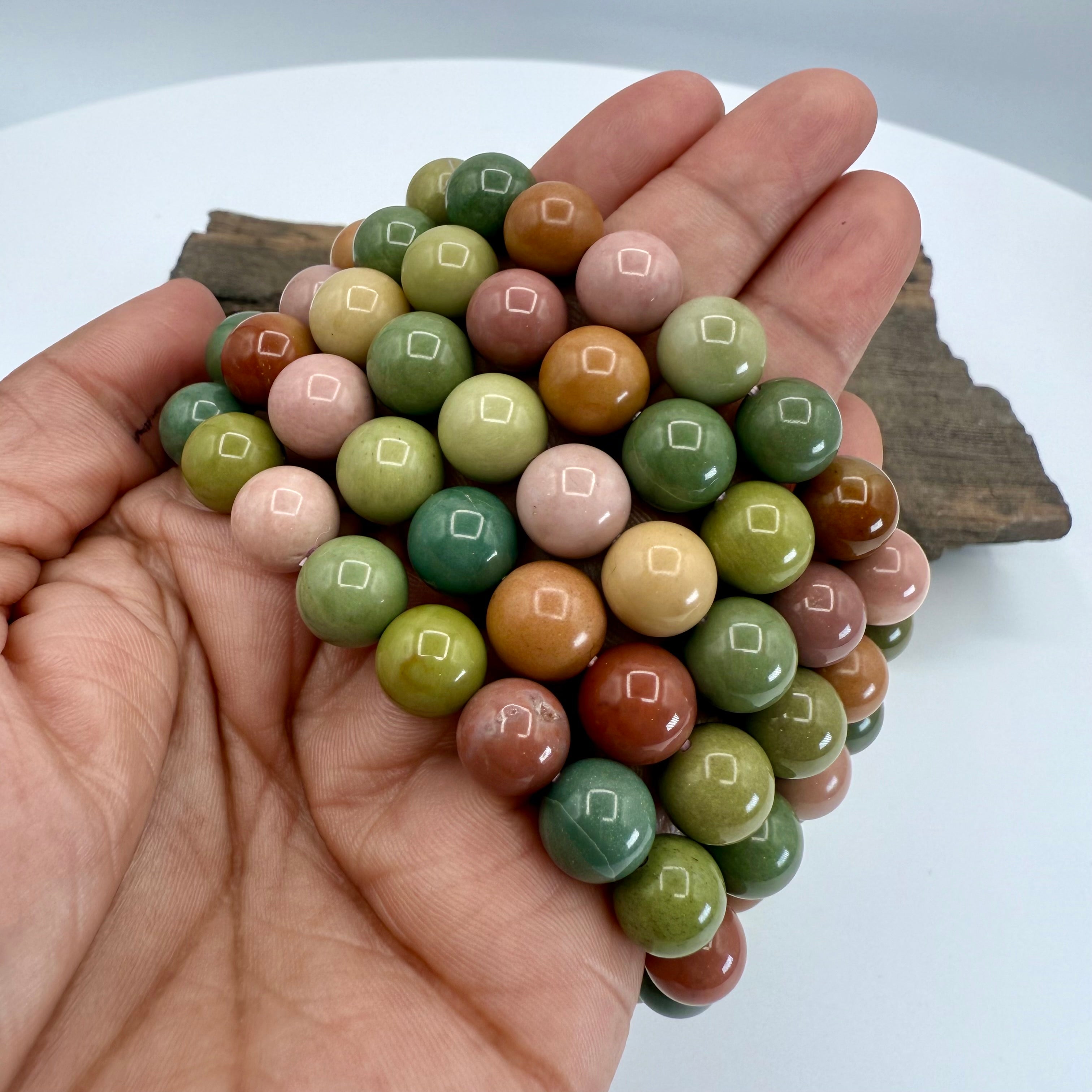 Alashan Agate 10mm Bracelet [CS24]