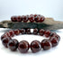 Garnet 13mm Bracelet [LV34]