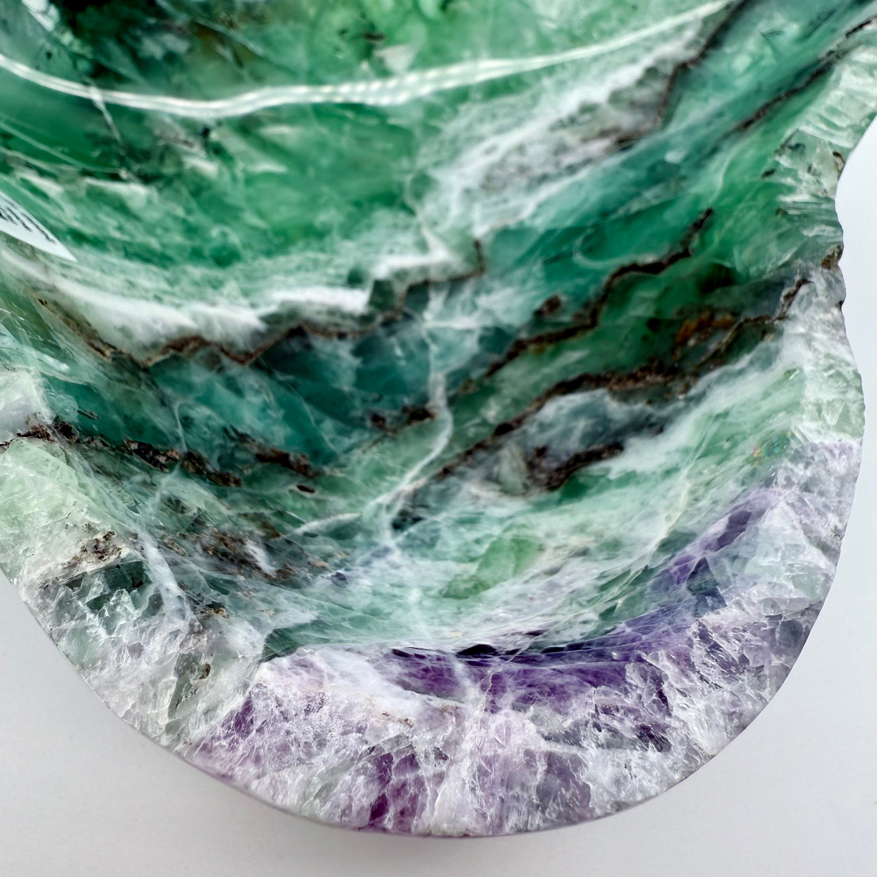 Mexican Fluorite Bowl 24.4 cm wide 7cm Deep