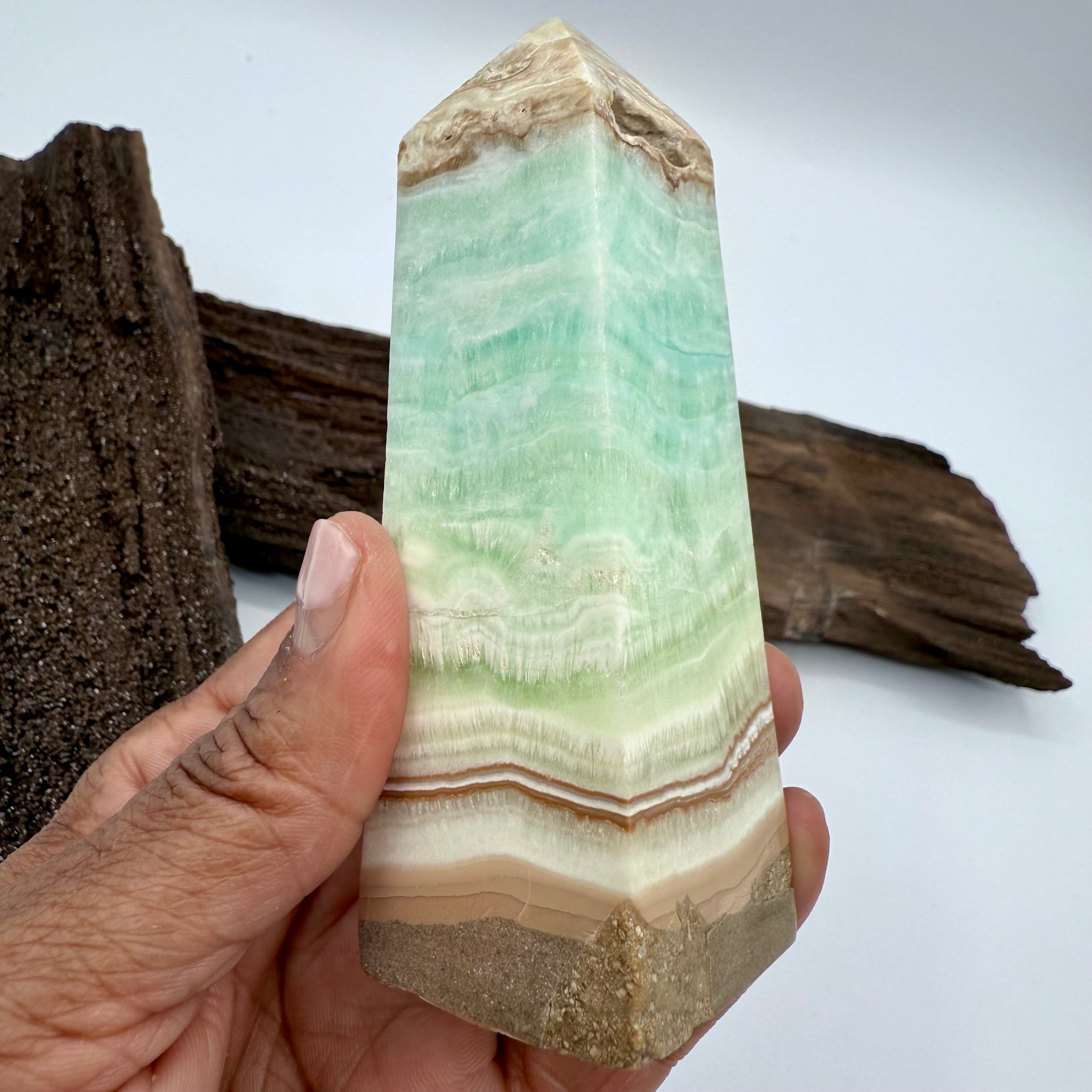 Carribean Calcite Tower - 10.5cm