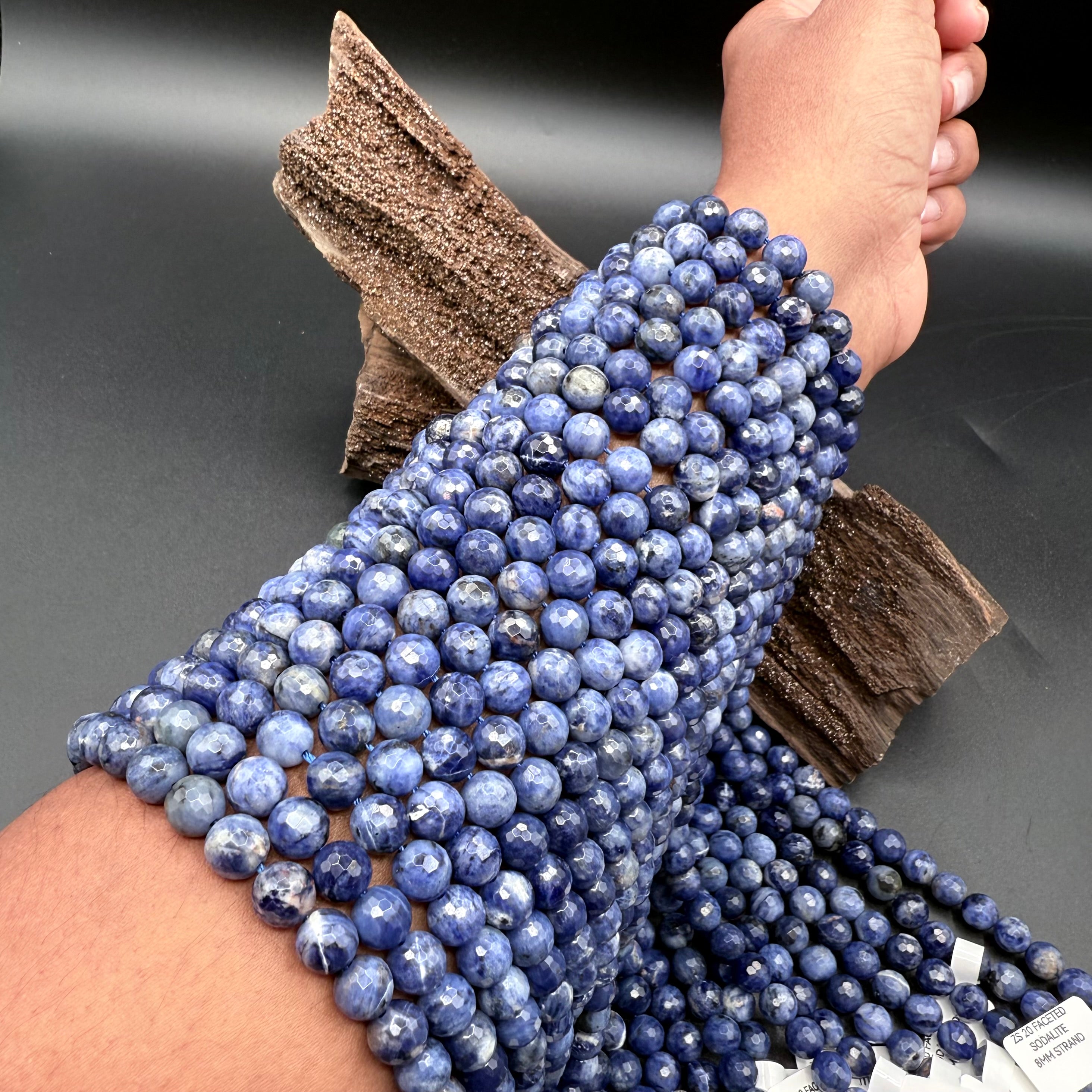 Sodalite Faceted 8mm